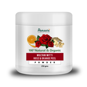 Multani Mitti, Rose & Orange Peel Powder | ملتانی مٹی, گلاب اور پوست ترنج